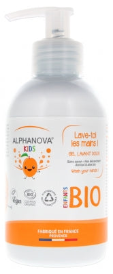 Alphanova Kids Lave-Toi Les Mains ! Soft Cleansing Gel Apricot & Aloe Organic 250Ml