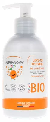 Alphanova Kids Lave-Toi Les Mains ! Soft Cleansing Gel Apricot & Aloe Organic 250Ml