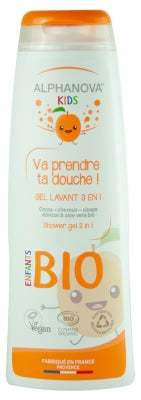 Alphanova Kids Va Prendre Ta Douche ! Shower Gel 3 In 1 Apricot Organic 250Ml