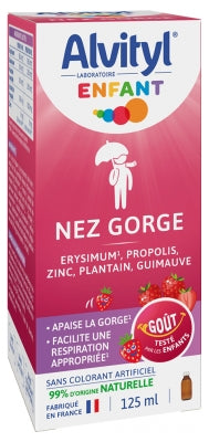 Alvityl Enfant Sirop Nez Gorge 125 Ml