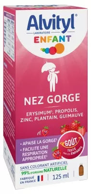 Alvityl Enfant Sirop Nez Gorge 125 Ml