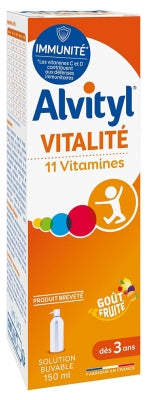 Alvityl Vitality Drinkable Solution 11 Vitamins 150Ml