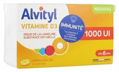 Alvityl Vitamin D3 1000 Ui 60 Capsules