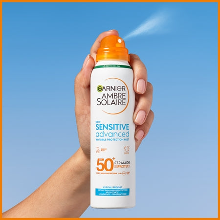 Garnier Ambre Solaire Sensitive Advanced Sun Mist Spray For Very Sensitive Skin 