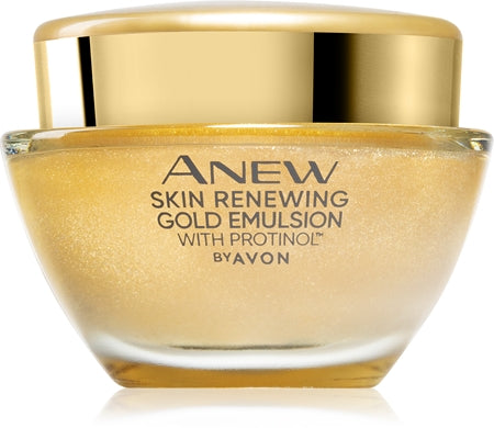 Avon Anew Skin Renewing Gold Emulsion Moisturising Anti-Wrinkle Night Cream 