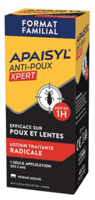 Apaisyl Anti-Poux Xpert Radical Lotion Lice And Nits 200Ml