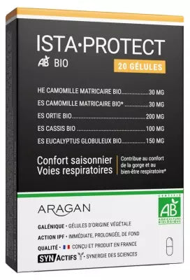 Aragan Synactifs Istaprotect Organic 20 Capsules