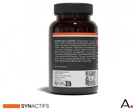 Aragan Synactifs Kidactifs 3+ 30 Gummies