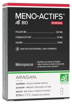 Aragan Synactifs Menoactifs Organic 30 Capsules