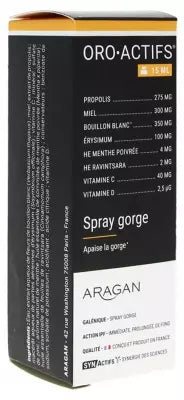 Aragan Synactifs Oroactifs Spray – Oral Spray, 15 Ml