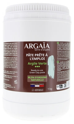 Argaïa Ready-To-Use Paste Green Clay 1 Kg