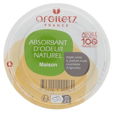 Argiletz Natural Odor Absorber Home Green Clay Citrus 115 G