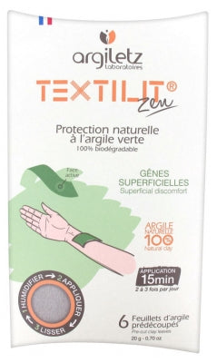 Argiletz Textilit Zen Natural Protection With Green Clay 6 Leaves