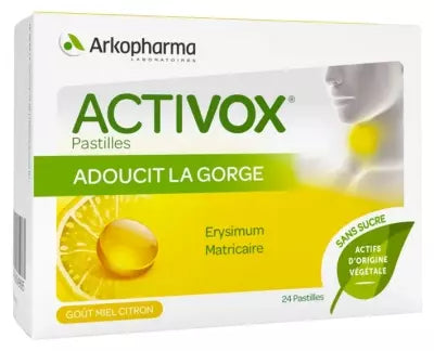 Arkopharma Activox Honey Lemon Aroma 24 Lozenges