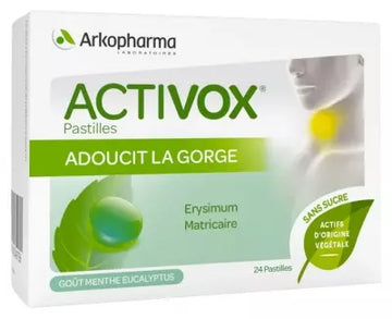 Arkopharma Activox Mint Eucalyptus Aroma 24 Lozenges