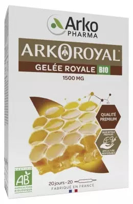 Arkopharma Arko Royal Treasure Of The Hive Royal Jelly 1500Mg Bio 20 Phials