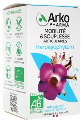 Arkopharma Arkocaps Harpagophytym Organic 150 Capsules