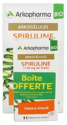 Arkopharma Arkocaps Organic Spirulina 150 Capsules + 45 Capsules Free