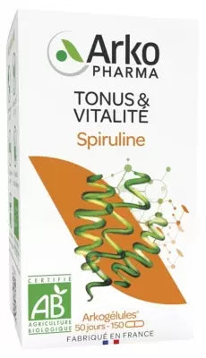 Arkopharma Arkocaps Organic Spirulina 150 Capsules