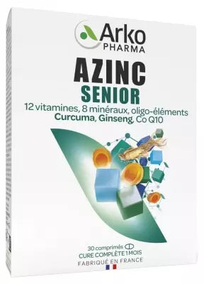 Arkopharma Azinc Senior 30 Tablets