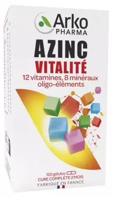 Arkopharma Azinc Vitality 120 Capsules