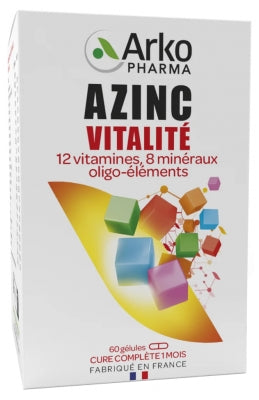 Arkopharma Azinc Vitality 60 Capsules