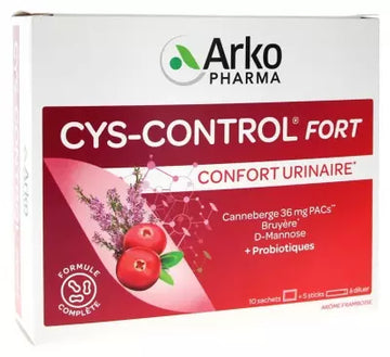 Arkopharma Cys-Control Strong 10 Sachets + 5 Sticks To Dilute