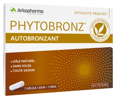 Arkopharma Phytobronz Self-Tanner 30 Capsules