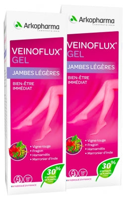 Arkopharma Veinoflux Light Legs Gel Immediate Well-Being 2 X 150Ml