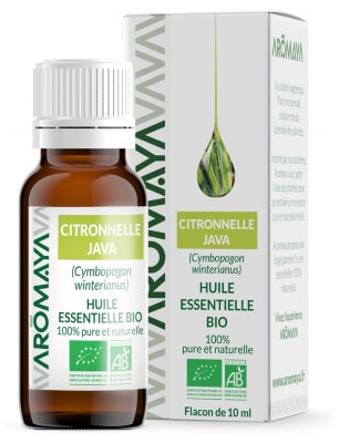 Aromaya Organic Essential Oil Of Citronella Java 10 Ml