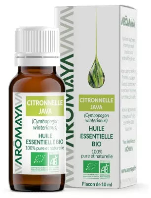 Aromaya Organic Essential Oil Of Citronella Java 10 Ml