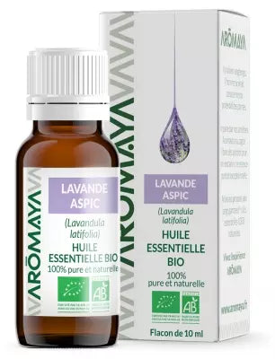 Aromaya Organic Essential Oil Of Lavender Aspic 10 Ml