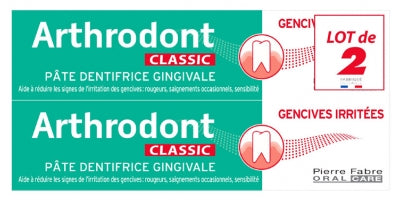 Arthrodont Classic Gingival Toothpaste 2 X 75Ml