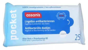 Assanis Antibacterial Wipes 25 Wipes