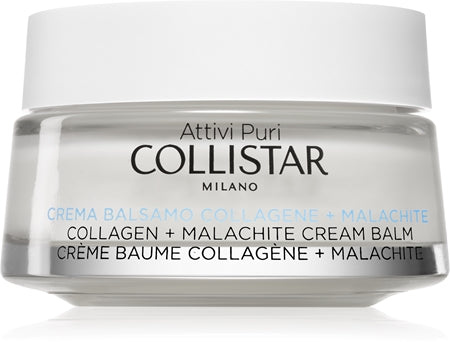 Collistar Attivi Puri Collagen Malachite Cream Balm Anti-Ageing Moisturiser With Collagen 