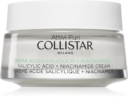 Collistar Attivi Puri Salicylic Acid + Niacinamide Soothing Cream With Salicylic Acid
