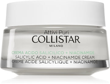 Collistar Attivi Puri Salicylic Acid + Niacinamide Soothing Cream With Salicylic Acid