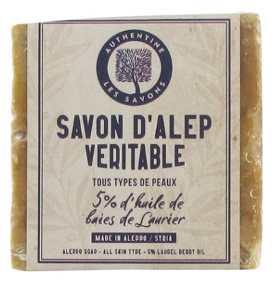 Authentine Genuine Aleppo Soap 5% Laurel Berry Oil 190 G