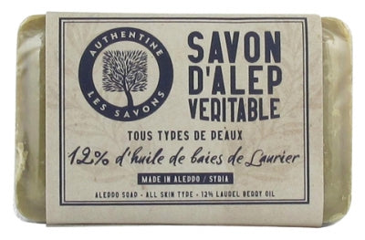 Authentine Genuine Aleppo Soap 12% Laurel Berry Oil 100 G