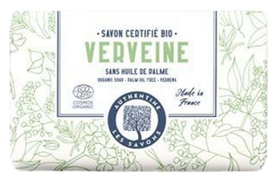 Authentine Solid Soap Certified Organic Verbena 100G