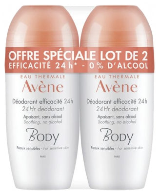 Avène Body 24H Deodorant 2 X 50Ml