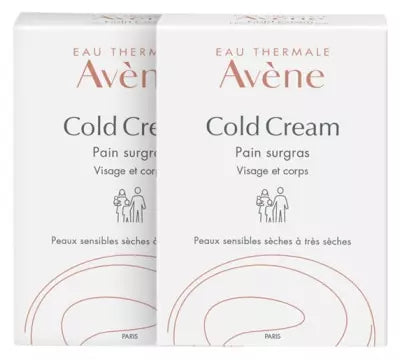Avène Cold Cream Ultra-Rich Cleansing Bar X 2 X 100G