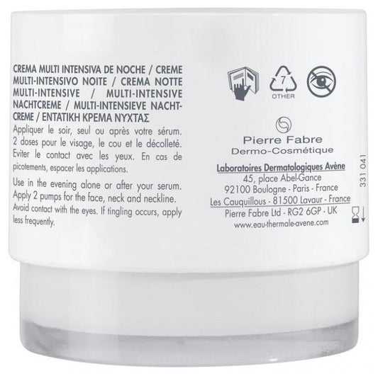 Avène Hyaluron Activ B3 Multi-Intensive Night Cream 40Ml