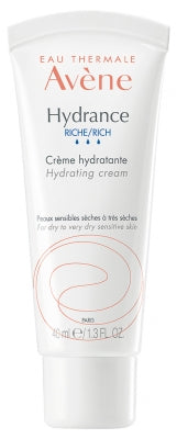 Avène Hydrance Rich Hydrating Cream 40Ml