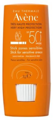 Avène Sun Care Sensitive Zones Stick Spf50+ 8G