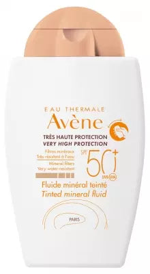 Avène Tinted Mineral Fluid Spf50+ 40Ml