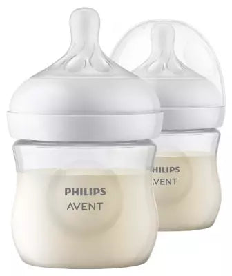 Avent Natural Response 2 Baby Bottles 125Ml 0 Months And +