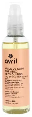 Avril Organic Oil For Dry Or Fine Hair 100 Ml