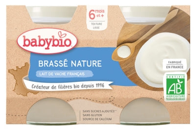 Babybio Brewed Nature 6 Months And + Organic 2 Pots Of 130G