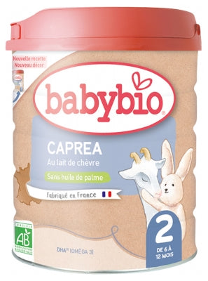 Babybio Caprea 2 With Goat Milk From 6 To 12 Months Organic 800G